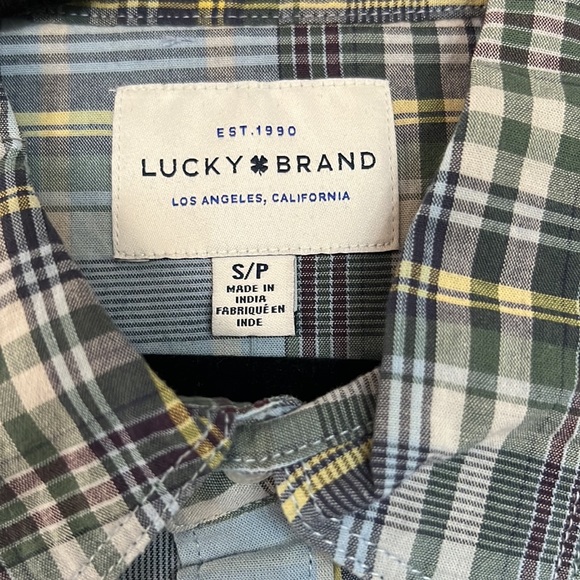 Lucky Brand- snap button, short sleeve shirt - Picture 2 of 8